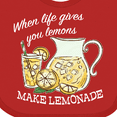 thumbnail image 4 of Inktastic When Life Gives You Lemons, Make Lemonade Boys or Girls Baby Bib, 4 of 4