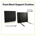 thumbnail image 4 of McKesson Foam Back and Lumbar Support Cushion, Black - 22 in x 19 in, 4 Ct, 4 of 5