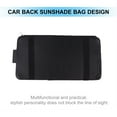 thumbnail image 4 of ifundom Car Sun Visor Organizer Pouch - Black, Secure Attachment, Multi-Compartment Storage for Travel and Daily Use, 4 of 6