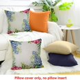 thumbnail image 4 of PRATYUS Floral Print Throw Pillow Cover Farmhouse Decor for Home Sofa Couch Set of 1 Linen Cushion Case 18x18in, 4 of 5