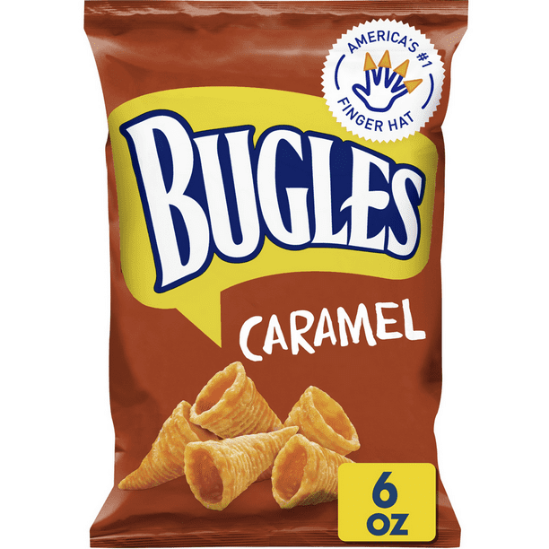 Bugles Sweet & Salty Caramel Corn Snacks, 6 oz