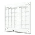Quartet Mfg. Infinity Glass Calendar Board, 24 X 18