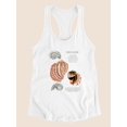 thumbnail image 3 of Seashell Field Notes Ii Racerback Tank Women -Naomi McCavitt Designs, Female XX-Large, 3 of 4