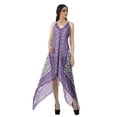 thumbnail image 1 of Moomaya Printed Boho Backless Dress Summer V Neck Halter Dresses Women, 1 of 1