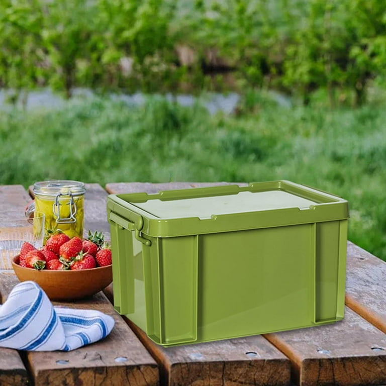  BBZY Waterproof Storage Box,Plastic Stackable Trunk