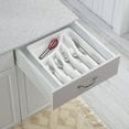 thumbnail image 5 of Sterilite 6 Compartment Cutlery Tray, Plastic Utensil and Drawer Organizer, 6 Count, 5 of 7