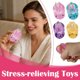 thumbnail image 2 of Slow Rebound Maltose Squeeze Toy Stress Relief Toy Cute Squeezable Bunny Toy Cartoon Non-sticky Material Glitter Rabbit Stress Balls Anxiety Relief, 2 of 7