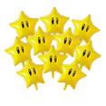 thumbnail image 1 of Kit 10 Globos Para Super Mario Bros Fiesta Estrellas Xtellar Doradas, 1 of 4