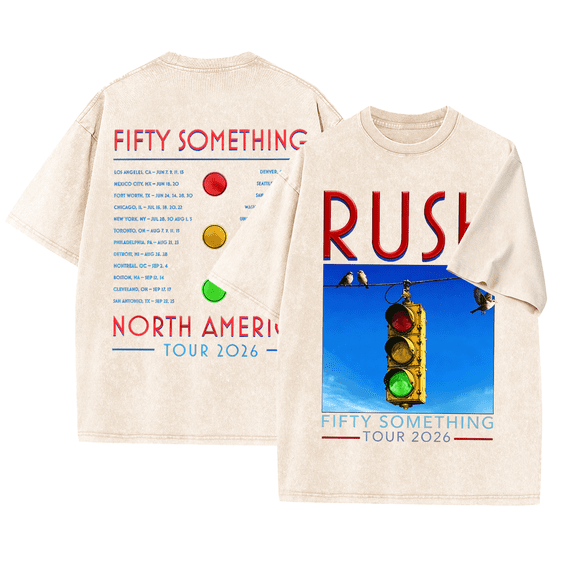 Rushs Shirt Band Print 2026 Tour Merch Tshirts Music Vintage Graphic Fashion Tees for Women Men
