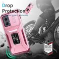 thumbnail image 5 of Funda para GANGXUN Motorola edge 5G 2024 - Soporte metálico, Función magnética, Rosa, 5 of 5
