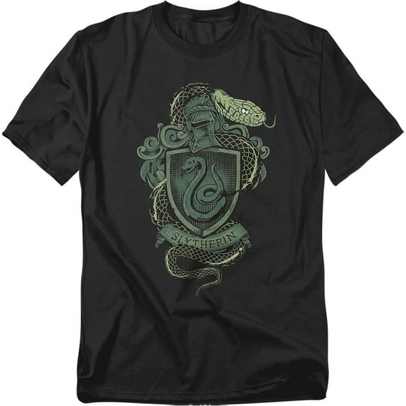 Harry Potter T-Shirt Slytherin Snake Crest Unisex Graphic Tee for Men & Women