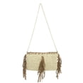thumbnail image 1 of CHUANK Sac en Paille de Papier pour Femmes avec Franges, 1 of 1