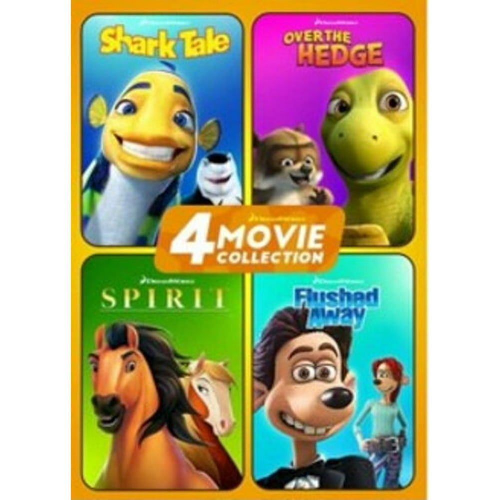 Dreamworks 4 Movie Collection Flushed Awayover The Hedgeshark Tale