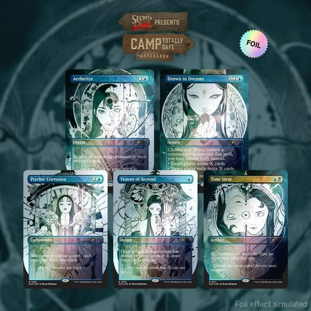 Magic the Gathering Secret Lair Featuring: Peach Momoko Foil