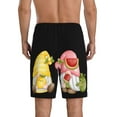 thumbnail image 4 of Lsque Hello Summer Gnome Mens Sleep Pajama Shorts,Short Pajama Pants, Cotton Ultra-Soft Knit-Medium, 4 of 9