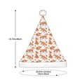thumbnail image 3 of KLL Christmas Hats for Adults Plush Beautiful Fox1 Print Santa Hat Xmas Fluffy Santa Claus Hat for Women Men, 3 of 6