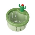 thumbnail image 4 of Colador de fregadero de cactus para cocina, tapón antiolor, escurridor de fregadero de cocina Verde, 4 of 9
