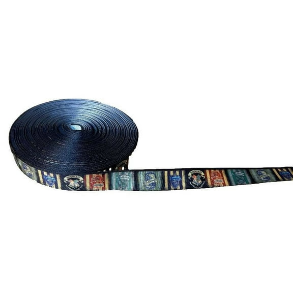 Harry Potter House Crests Design 1" Wide 3 Yards Repeat Ribbon