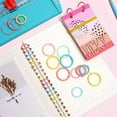 thumbnail image 6 of Binder Rings 10/15/30pcs Book Rings,Loose Leaf Binder Rings Indexes Card Rings,Flashcard Rings for School,Home or Office, 6 of 20
