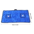 thumbnail image 2 of OULII Blue Quick Drying Dog Bath Towel Soft Absorbent Fiber Pet Towel for Medium Dogs, 2 of 8