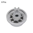 thumbnail image 3 of Uxcell 8set 165314 Dishwasher Wheel Lower Rack For Rack Roller Replacement Part PS8697067 420198 423232 AP2802428, 3 of 5