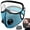 Blue-e-1pc, variant on Reusable Carbon Filter Dust Mask with 5 Activated Filters Breathable Adjustable Mesh Face Mask