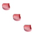 thumbnail image 1 of kurtrusly Multifunctional Hanging Shower Organiser – Rust-Proof And Stackable Storage Easy-to-Clean Shower Organiser No Drilling round pink 3Set, 1 of 6