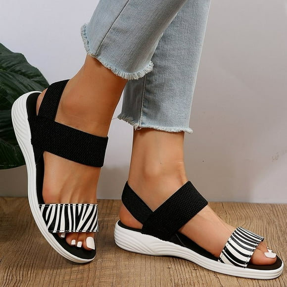 Cameland Summer Ladies Shoes Platform Wedge Heel Open Toe Sandals Casual Women's Sandals