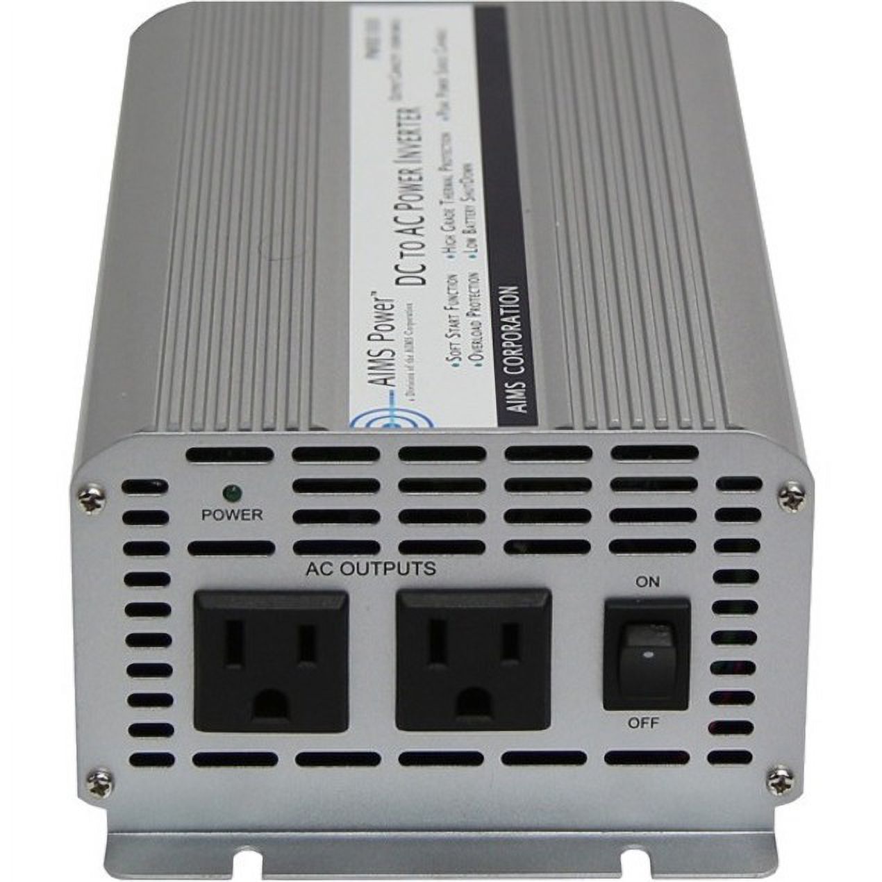 AIMS POWER PWRB1000 1000 WATT POWER INVERTER 12VDC TO 120VAC NO FRILLS