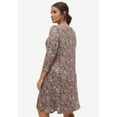 thumbnail image 2 of ellos Plus Size Madison Knit Three-Quarter Sleeve Dress, 2 of 4