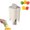 Beige, variant on 2-in-1 Bell Pepper Cutter and Seed Corer Remover, Effortless kitchen prep tool to quickly remove seeds and simplify daily meal preparation