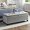 Grey, variant on mikibama Velvet Storage Ottoman Bench for Bedroom End of Bed,47.6" Tufted Ottoman Bench with Storage for Living Room,Bed End,Window,Entryway Seat Bench Storage Chest with Tapered Legs (Beige, 47.6“)