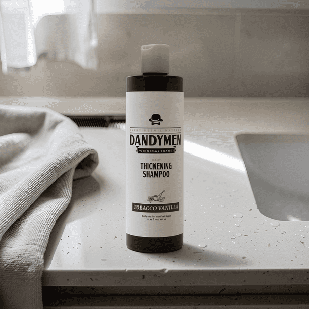 ヘアグランス ヘアパプューム DANDYMEN COLLECTION Volumizing Thickening Shampoo Tobacco Vanilla
