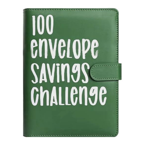 Savings Challenge Binder With Envelope System For 100-Day Budget Tracking And Financial Goal Setting - GN2