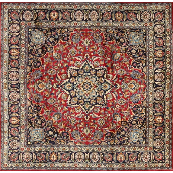 Ahgly Company Indoor Rectangle Traditional Camel Brown Medallion Area Rugs, 2' x 5'