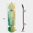 thumbnail image 3 of Skateboards for Beginners Abstract colorful Mixing acrylic paints Modern art Marble texture 31"x8" Maple Double Kick Concave Boards Complete Skateboards Outdoor for Adults family friends Gifts, 3 of 5