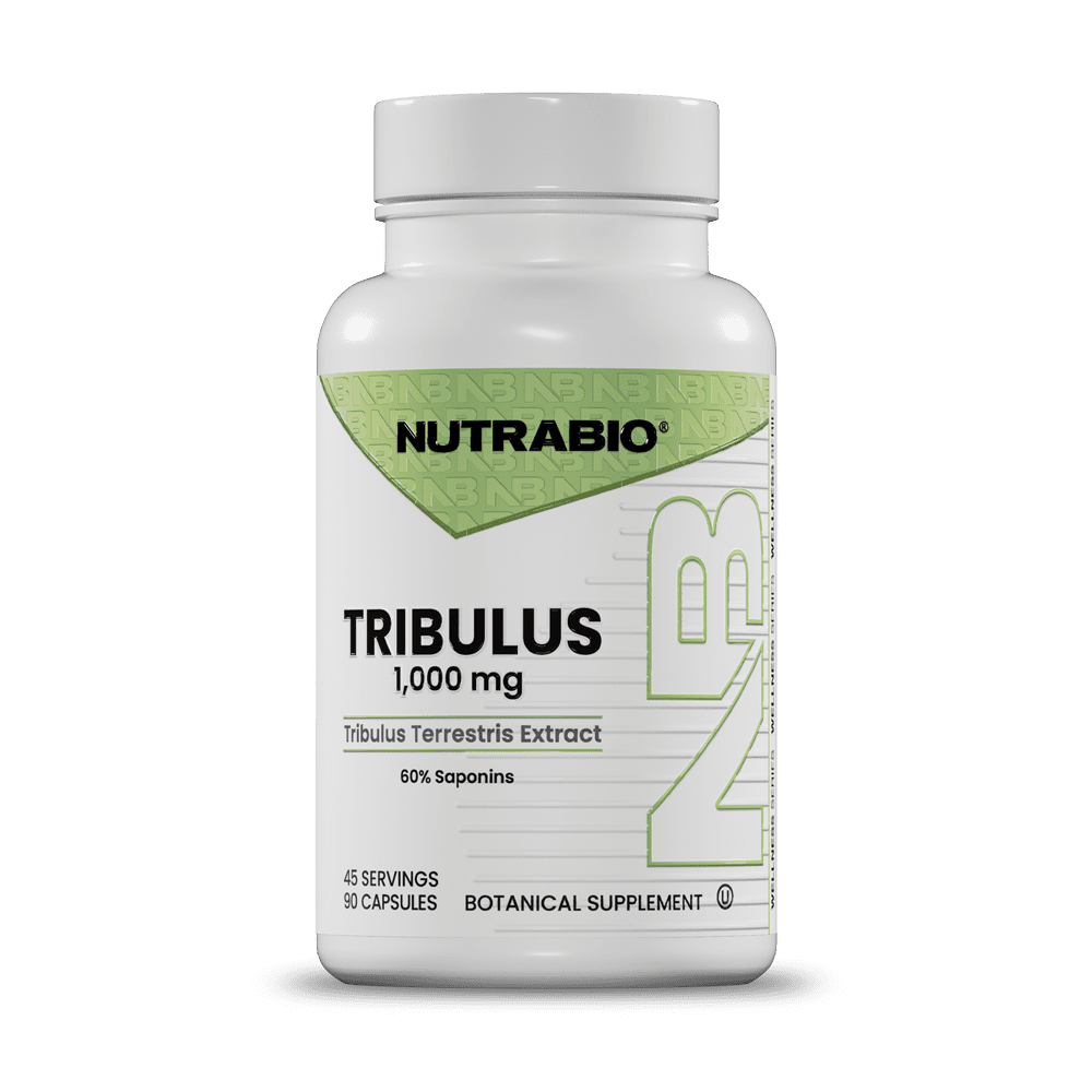 NutraBio Tribulus Terrestris Extract Supplement - Tribulus Terrestris for Men and Women- Natural Vitality Booster, 90 Capsules
