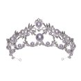 thumbnail image 1 of CIMAXIC Wedding Rhinestone Crown Headdress Wedding Crown Rhinestone Pearl Bride Tiara for Party,5.71"X5.71"X2.56", 1 of 5