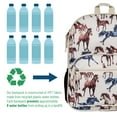 thumbnail image 4 of Wildkin Kids Recycled Eco Backpack for Boys and Girls (Horse Dreams), 4 of 9