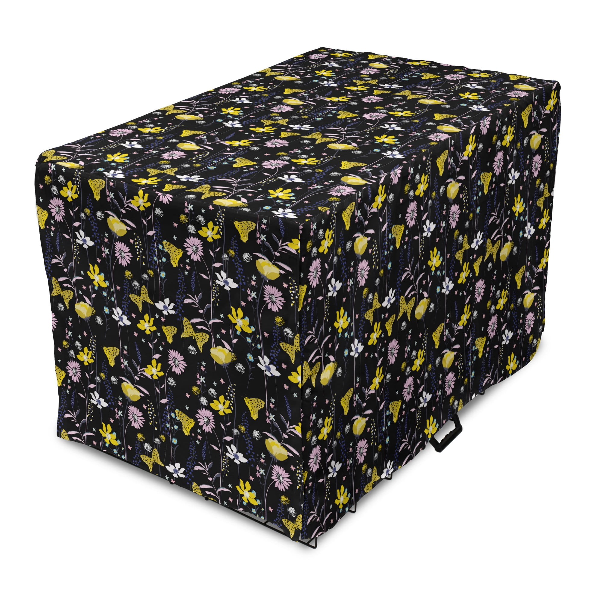 Curated visual reference: Gallery Detail: Forest Dog Crate Cover Butterflies Blow Flower Lilly Botany Enchanted