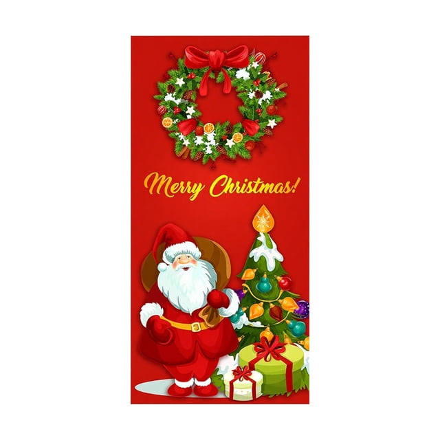 Christmas Decorations Red Green And Gold Christmas Party Tableware Disposable 7-Inch 9-Inch Paper Plates Paper Cups Tissue Set Of 20 Party-Themed Paper Plates Set