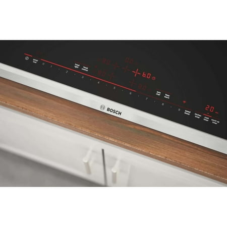 Bosch - 800 Series 36" Built-In Electric Induction Cooktop with 5 elements and Wifi - Black