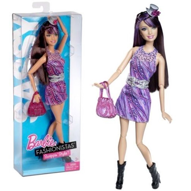 Barbie Fashionistas Swappin' Styles Sassy Teresa Doll T7414