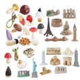 thumbnail image 2 of Simulation Montessori Around The World Building ,Mountain Plant Vegetable Fungi Mushroom Matsutake Model Figures Collection Toys, 2 of 5