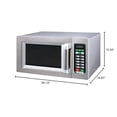 thumbnail image 3 of Winco EMW-1000ST Horno microondas de grado comercial, 0,9 pies cúbicos, plateado, 3 of 3