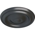 thumbnail image 3 of Ekena Millwork 9 5/8"OD x 1 1/8"P Maria Ceiling Medallion (Fits Canopies up to 1 3/4"), Hand-Painted Pewter, 3 of 6