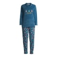thumbnail image 5 of The Great Christmas Women's Christmas Edition 4 Piece Plush Pajama Set in Gift Box, 5 of 7