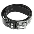 thumbnail image 4 of Qumonin Mens Womens Studded PU Leather Belt Rivet Waistband Punk Rock Bb Belt, 4 of 5