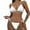 White-834, variant on Prix Fous,Maillot De Bain Bikini Pour Femme Avec Accessoires En Métal, Design Évidé, Ajustement Sûr Et Élégant Pour La Piscine, La Plage Et Les Sports Nautiques Sopatenor