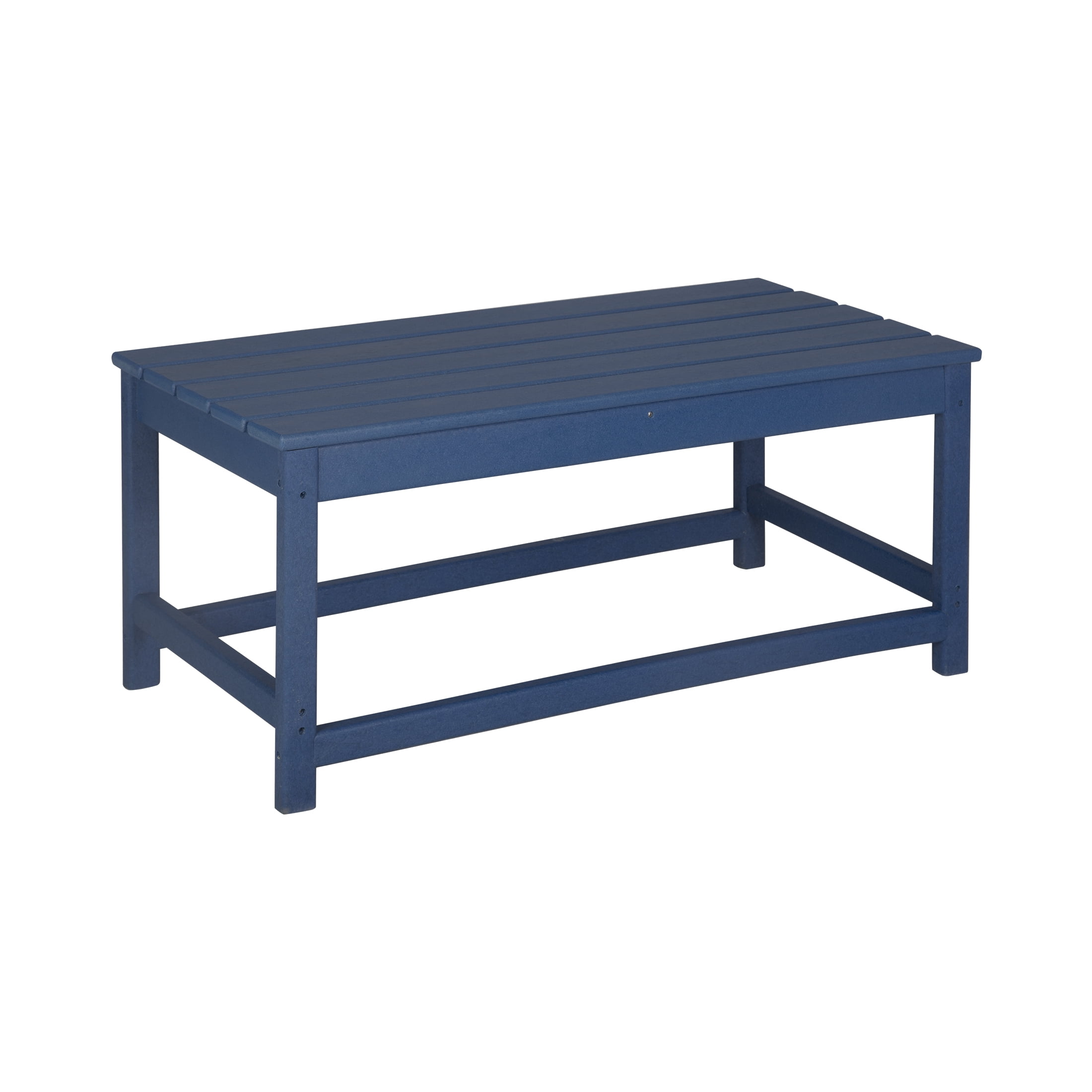 WestinTrends Outdoor Patio Classic Adirondack Coffee Table, Navy Blue